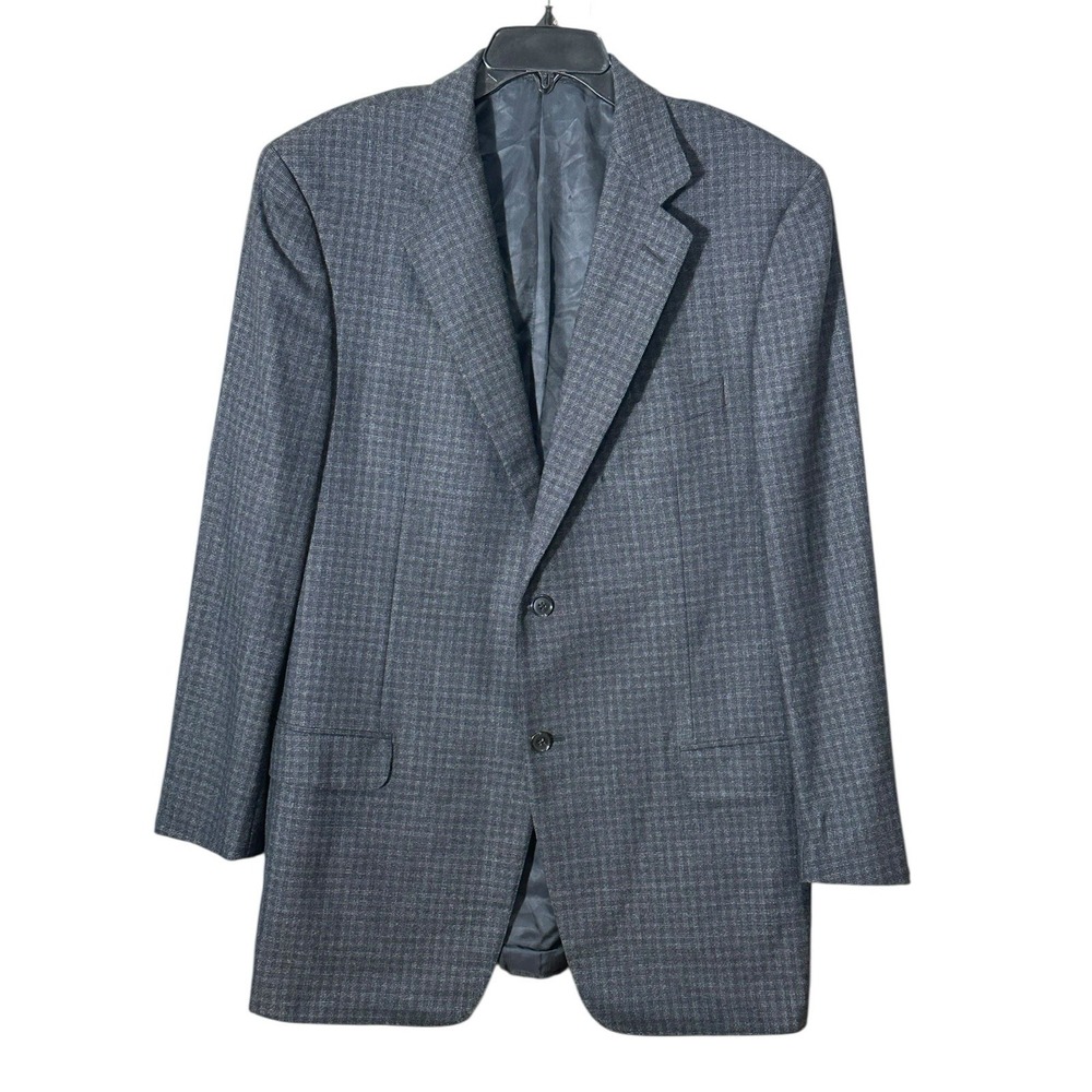 Ermenegildo Zegna Mens Blazer 100% Wool 54R 44R US Sport Coat Button #M12-8